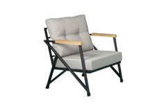 Nefin Zwart Tuinbank, Grijs