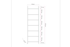 Dynamic Kledingkastmodule met 1 Vak en 7 Rekken, 05