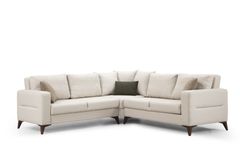 Kristal Hoekbank, Beige