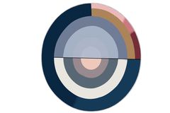 Rovigo Round Rug, 100 x 100 cm, Multicolour