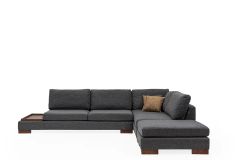 Tulip Hoekbank Rechts, Antraciet (Zonder pouf)