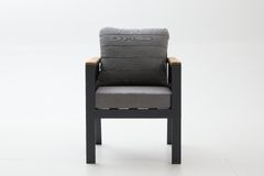 Capella Dubbele Tuinloungeset, Antraciet