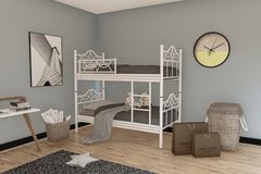 Hadley Stapelbed, 90x190cm, Wit