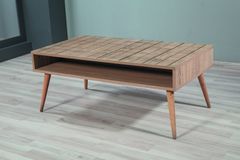 City Natural Top Side Table, Walnut