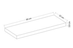 Medway Wandrek, 60 cm, Wit