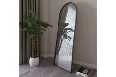 Ellia Oval Free Standing Mirror, Black