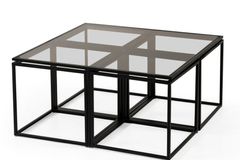 **(Missing colour)** Kante Coffee Table Set, Black, 