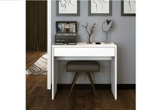 Aria Novella Make-up Tafel met Lades, Wit