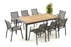 Daisy Tuinset, 8 Zits, Antraciet