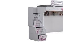 Pisa Stapelbed met Kledingkast & Bureau, 90x190 cm