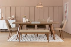 Neo 6-8 Extendable Dining Table, Beech Wood