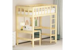 My World Wooden Children's Bunk Bed With Desk