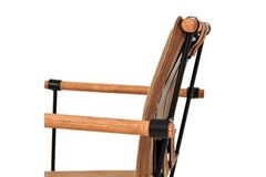 Poyraz Barstoel Met Arm, Bruin