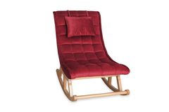 Asedia Maeve Schommelstoel, Fuchsia & Natuurlijke Kleur