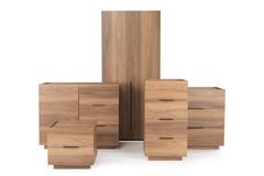 Luke 2 Door Wardrobe, Walnut