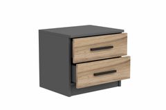 Tideway Nachtkastje, Antraciet en Walnoot