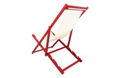 Chillong Reclining Chaise Lounge Chair, Red
