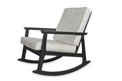 Asien Scandinavische Schommelstoel , Creme en Zwart