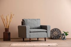 Pafu Lungo Fauteuil, Grijs