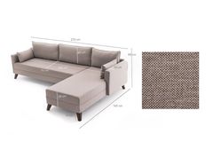 Bella Soft Hoekbank Links, Creme
