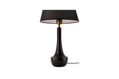 Masselo Vittima Houten Tafellamp, Zwart