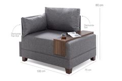 Fly Fauteuil, Links, Antraciet