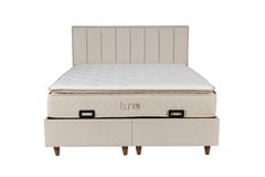 Luna Carpo Boxspring Set, 150x200 cm (Kleurkeuze Stof In Showroom)