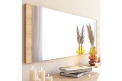 Mone Decoratieve Staande Spiegel, 40x120 cm, Natuurlijke Kleur