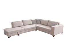 Masse Hoekbank Links, Creme