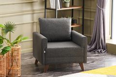 Bella Soft Fauteuil, Antraciet