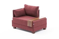 Fly Fauteuil, Links, Bordeauxrood