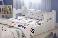 Livia Montessori Children's Bed, 90 x 190 cm, White