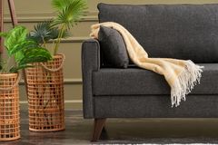 Bella Soft Slaapbank, Antraciet