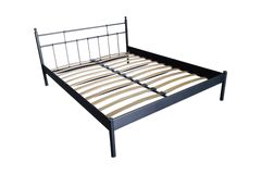 Lalas-S Metalen Bedframe, 120x200 cm, Zwart