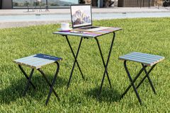 Bino Balkonset, Blauw