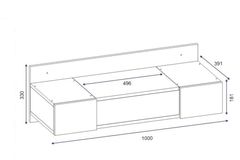 Arnetti Massarosa Make-up Tafel, Antraciet