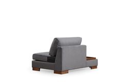 Tulip Modulaire Hoek, enkele Module met Linker Tafel, Grijs