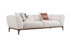 Lotus Plus 4-Zitsbank, Wit