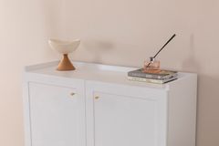 Henry Shoe Cabinet, White
