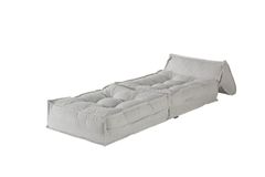 Mocca Opklapbare Fauteuil, Wit