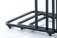 Mono C Bijzettafel, 3 Dlg, Antraciet, Wit Marmer