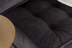 Mocca Opklapbare Fauteuil, Rookgrijs