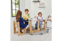 Zoey Children's Montessori 2 Chairs and Table Set, 2-4 Years