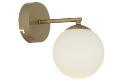 Apliqa Sidra Wandlamp, Mat Goud