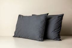 Pillow Case Pack (Set Of 2), Dark Grey