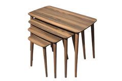 Luci Zettafels, 4 Stuks, Walnoot