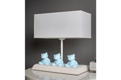 Misto Bears Table Lamp, Blue