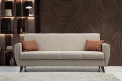 Zaden 3-Zitsbank, Beige