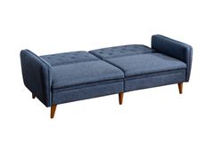 Terra Three Seater Sofa Bed, Fabric in Navy Blue