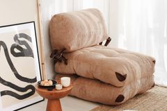 Junia Fold Opvouwbaar Vloerkussen, Bruin